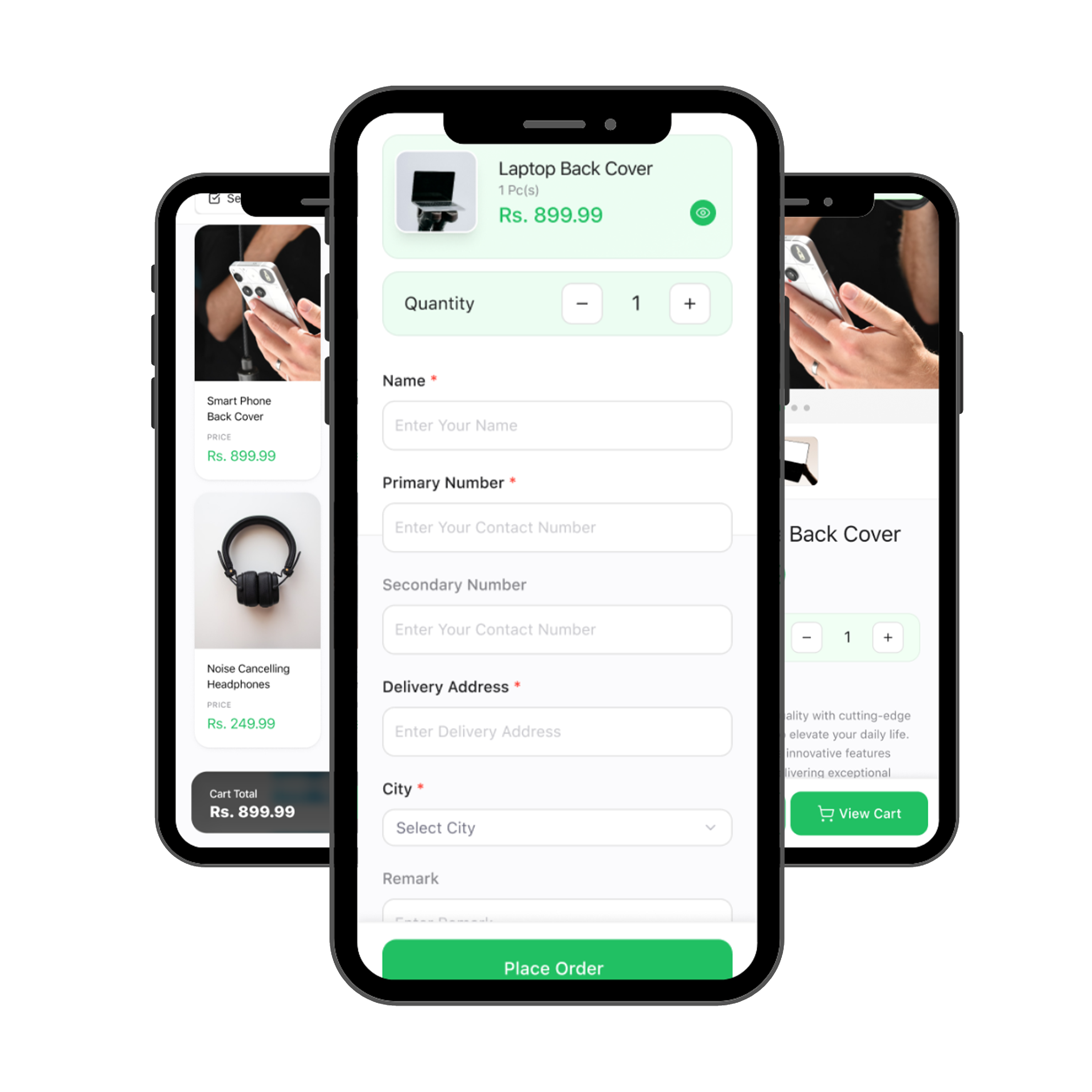 Storemate online order form Sri Lanka — customers place orders from their phone via WhatsApp link